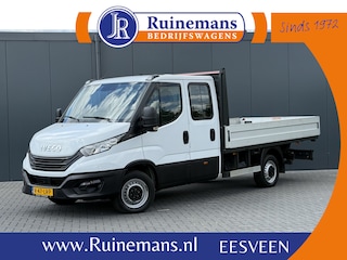 Iveco Daily 35S14 2.3 D / PICK UP MET LANGE BAK / 7 PERSOONS DUBBELE CABINE / 10.360 KM / AIRCO / CRUISE / NAVI / 3.5 TONS TREKHAAK