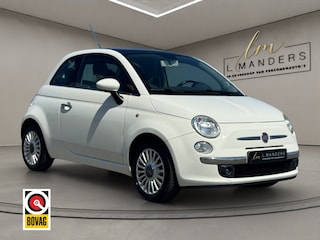 Fiat 500 1.2 Lounge 2008 WIT | Panoramadak | Airco