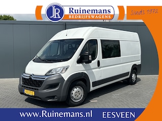 Citroën Jumper 35 2.2 150 PK ZWAAR / L4H2 MAXI / 7 PERS DUBBELE CABINE / 1e EIG. / AIRCO / CAMERA / BLUETOOTH / INRICHTING / DUBBEL CABINE / 7 PERSOONS