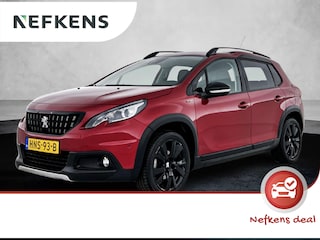 Peugeot 2008 SUV GT-line 130 pk | Navigatie | Achteruitrijcamera | Parkeersensoren Voor en Achter | LED Dagrijverlichting | Trekhaak | Lederen Sportstuur | Mistlampen Voor | Climate Control | Cruise Control | 17" Lichtmetalen Velgen | Apple Carplay/Android Auto |