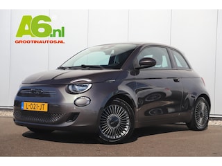 Fiat 500 Icon 42 kWh Automaat Panoramadak Navigatie LED Carplay Android Bluetooth 16 inch LMV Clima Cruise Parkeersensor
