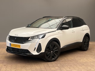 Peugeot 3008 1.6 HYbrid 225 GT | Black Pack | 19'' LMV | Adaptive Cruise | Leer | Led | Sensoren V + A | | Afwijkende dakkleur | LED achterlichten