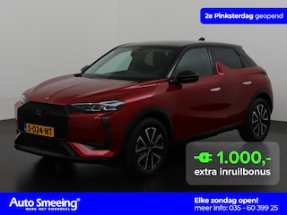 DS 3 E-Tense Performance Line 54 kWh | Camera | Blind Spot | Warmtepomp | Zondag Open!