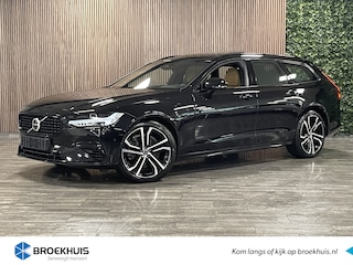 Volvo V90 T8 AWD Recharge Ultimate Dark | Vol! | 455PK | Luchtvering | Stoelventilatie | Trekhaak | 360° Camera | Head-Up Display | Harman Kardon | Schuifdak | Stoelmassage | Stoelverwarming voor+achter | Stuurwielverwarming | Adaptieve Cruise Control | Pilot Assis