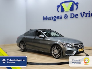 Mercedes-Benz C-klasse 400 4MATIC Prestige AMG Airco ECC | 360 Camera | Adaptive Cruise | Panorama | Burmester | Memory | LED | Leder | Isofix