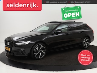 Volvo V90 2.0 T8 AWD R-Design | Panoramadak | Head-Up | Trekhaak | Stoel & stuurverwarming | Leder | 360 camera | Luchtvering | Harman/Kardon | Adaptive cruise | Achterbankverwarming