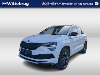 Skoda Karoq 1.5 TSI ACT Sportline Business / AUTOMAAT/ ELEKTR. TREKHAAK/ KEYLESS/ ADAPT. CRUISE/ PARK. SENSOREN + CAMERA/ SMARTLINK/ DIGITAL DASH/ DAB/ RIJ-MODI/ NAVI/ STOEL-STUUR VERWARM./ CLIMA