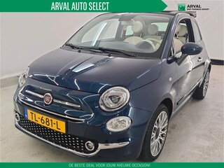 Fiat 500 0.9 TwinAir Turbo 80pk Lounge Cabrio | Navigatie | 16" lichtmetalen velgen | Elektrisch dak | Airco