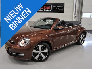Volkswagen Beetle Cabriolet 1.2 TSI Allstar Airco-ecc Half leer Navigatie Camera Stoelverwarming Cruise control Boekjes Bluetooth 18 inch Sportvelgen PDC Windscherm Afdekhoes Nieuwstaat