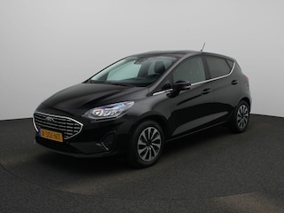 Ford Fiesta 1.0 EcoBoost Hybrid Titanium X |125PK| Verwarmbare voorstoelen | Elektrische voorruitverwarming | Navigatie | Parkeersensoren | Climate control | DAB | Apple Carplay / Android Auto