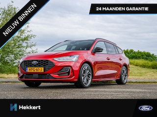 Ford Focus Wagon ST Line X 1.0 EcoBoost Hybrid 155pk Automaat LEDER | 18''LM | B&O | BLIS | PDC + CAM. | WINTER PACK | ADAPT. CRUISE