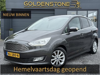 Ford C-MAX 1.0 Titanium Navi,Trekhaak,Clima,Cruise,PDC,Stoel+Stuur verw,125pk,6 Bak,Elek ramen,Lm velgen,APK tot 02-2026