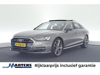 Audi A8 55 TFSI 340pk quattro Pro Line Plus Cognac Leder B&O Panoramadak Memory 360Camera Head-Up Standkachel Keyless Navigatie