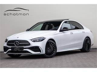 Mercedes-Benz C-klasse 400 e 4MATIC AMG 381pk Premium Plus, Pano, Distronic, Nightpack, Burmester, HEad-Up, Memory, Digital LED