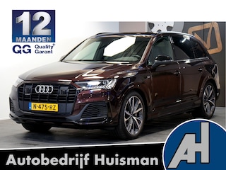 Audi Q7 55 TFSI e quattro 280kW/381pk Aut8 Pro Line S LUCHTVERING + MATRIX LED + BANG&OLUFSEN + LEER + STOELMASSAGE&-VENTILATIE + BLACK OPTIEK + 360 CAMERA + KEYLESS DRIVE + DODEHOEK MELDER + LANE ASSIST + STOELVERWARMING V&A + PARKSENSOREN + 21" LM-VELGEN!!