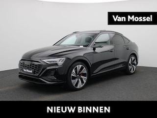 Audi Q8 e-tron Sportback 55 quattro S Edition 115 kWh | Trekhaak | Stoelverwarming Voor/achter | Optiek zwart | B&O audio | Navigatie | Head-up display | Leder | Digitale Led Matrix | 22 Inch Velgen |