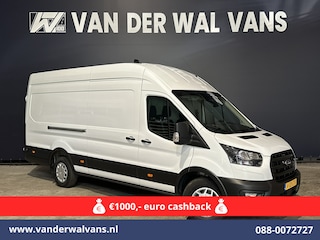 Ford Transit 2.0 TDCI 131pk L4H3 Jumbo Euro6 Airco | Camera | Cruisecontrol | Verwarmde voorruit Parkeersensoren, Bijrijdersbank
