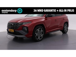 Hyundai Tucson 1.6 T-GDI HEV 230pk N-Line Special Hyundai Tucson 1.6 T-GDI HEV 230pk N-Line | Rijklaarprijs! | Alcantara bekledig | Adaptive Cruise Control | Achteruitrijcamera | Incl. 36 mnd garantie |