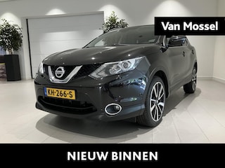Nissan Qashqai 1.2 Tekna 116 PK | Automaat | Panoramadak | 360 Camera | Lederen Bekleding | Cruise Control | Stoelverwarming | Voorruitverwarming | Rijstrookhulp | Climate Control | Parkeersensoren | Achteruitrijcamera | Keyless |