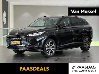 MG HS PHEV 1.5 Luxury Privacy Glas | Navigatie | 360 Camera | Apple Carplay | Licht Metalenvelg 18" | Cruise Controle Adaptief | Eco Leather | Key Less l Black-pack l