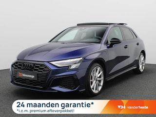 Audi A3 Sportback 45 TFSI e S edition 245PK S-tronic Panoramadak, leder, achteruitrijcamera, stoelverwarming, virtual pedal, elek. stoelen, virtual cockpit, keyless, 18'' lichtmetaal