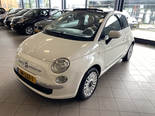 Fiat 500 1.2 Lounge Cabrio AUTOMAAT LEDER NW APK BJ 2010 !!!