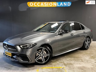 Mercedes-Benz C-klasse 180 AMG Line|PANORAMA SUNROOF|SFEER|LED|STOELV|NAVI|BLUETOOTH|DODEHOEK|CAMERA|