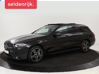 Mercedes-Benz E-klasse 300de 4Matic AMG Night | Panoramadak | Trekhaak | Stoelverwarming | 360 camera | Adaptive cruise | Leder/Alcantara | Burmeseter | Matrix LED | Navigatie
