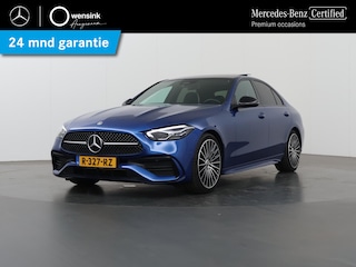Mercedes-Benz C-klasse 200 AMG Line | Night | Panoramadak | Sfeerverlichting | 19" lichtmetalen spaakwielen |