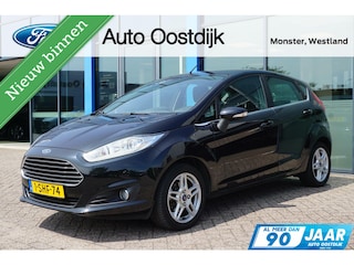 Ford Fiesta 1.0 EcoBoost Titanium 5 deurs 100PK NIEUWE DISTRIBUTIERIEM!!! Navigatie Bleutooth Elek. Ramen Centrale Deurvergrendeling *1ste eigenaar*