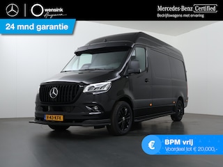 Mercedes-Benz Sprinter 319 CDI L2 H2 Select | Aut. | EDITION | LM Velgen | Spoilerpakket | Treeplanken | Zonneklep | Keyless Go | Parkeercamera | Bluetooth | Airco | 3-zits | Led Koplampen | 3500 KG. AHW | NIEUW |