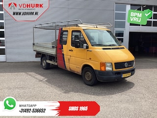 Volkswagen LT 35 2.8 TDI 130 pk L3 DC Dubbel Cabine EXPORT ONLY Open laadbak 2.8t Trekverm./ 6 persoons/ Imperiaal/ Trekhaak/ 210x194x40