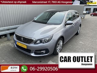 Peugeot 308 SW 1.2 PureTech Blue Lease Premium 2019! Clima, Navi, Pano, Parkassist & Cam. CC, LM, Trekh, nw. APK – Inruil Mogelijk –