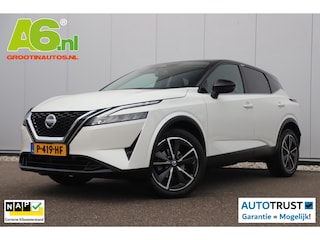 Nissan Qashqai 1.3 MHEV Xtronic N-Style Automaat Two Tone Parelmoer Wit Keyless 19 inch LMV Navigatie Carplay Android 360 Camera Adaptive Cruise