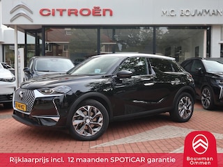 DS 3 E-TENSE Elektrisch 136PK Executive, Rijklaarprijs | Adaptieve Cruise Control | HUD | Navigatie | Leder | Stoelverwarming | Camera