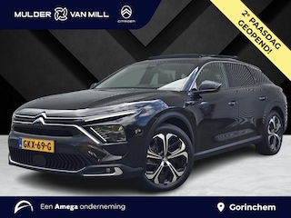 Citroën C5 X Shine Pack 1.6 Turbo 225pk Hybrid ë-EAT8 SCHUIF/KANTELDAK | 360° CAMERA | HIFI FOCAL AUDIO | NAVI | LEDER | STOELVERW. EN STOELKOELING | ADAPTIVE CRUISE | HANDSFREE A.KLEP | DAB+