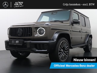 Mercedes-Benz G-klasse AMG 63 GRIJS KENTEKEN | AMG Active Ride Control | Schuifdak | Burmester Surround Sound | Massagestoelen Voorin | Trekhaak | Verwarmd Stuurwiel | Distronic Cruise Control | Nightpakket | Sfeerverlichting