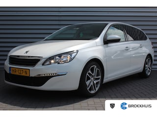 Peugeot 308 SW 1.6 BLUEHDI 120PK BLUE LEASE PACK / NAVI / LEDER / CLIMA / LED / PDC / 16" LMV / PARELMOER / NIEUWSTAAT !!