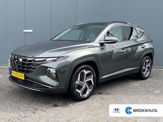 Hyundai Tucson 1.6 T-GDI PHEV 265pk Premium Sky 4WD Elektrische achterklep | Stoelventilatie | Leder | Adaptive cruise controle | Bestuurdersstoel met geheugen | Rondomzicht camera | Elektrisch Schuifdak | Draadloos laden | Stoelverwarming | Premium Audio