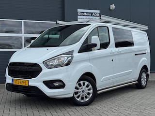 Ford Transit Custom 2.0 TDCI 130pk L2H1 Limited DC 5P | Navi | Camera | Leder | Trekhaak | Raptor Grill | CarPlay | Dubbel Cabine