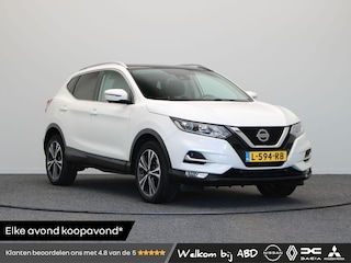 Nissan Qashqai 140pk DIG-T N-Connecta | Panoramadak | 360 Graden Camera | Key-Less Entry | Cruise Control | Navigatie | Trekhaak |