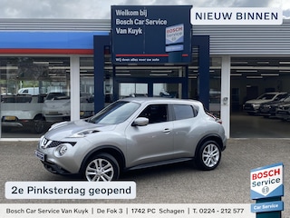 Nissan Juke 1.2 DIG-T S/S Acenta / NL-Auto / Dealer-Onderhouden / Cruise-Control / Climate-Control / DAB Radio-Bluetooth / Navi / Camera-Achter / Getint-Glas / Elektr.-Pakket / 17'' LMV / All-Season / ENZ.