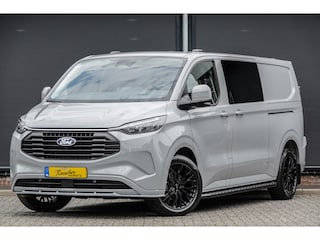 Ford Transit Custom L2H1 Dubbel Cabine 2.5PHEV 233Pk Aut. | Limited | Plug In Hybrid | 360° Camera | 2x Schuifdeur | Spoilerpack | 19'' | Grey Matter