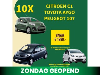 Toyota Aygo 1.0-12V 10x Toyota aygo|Citroen C1|Peugeot 107