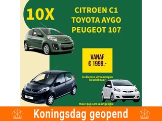 Toyota Aygo 1.0-12V 10x Toyota aygo|Citroen C1|Peugeot 107