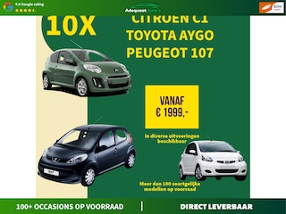 Toyota Aygo 1.0-12V 10x Toyota aygo|Citroen C1|Peugeot 107