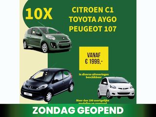 Toyota Aygo 1.0-12V 10x Toyota aygo|Citroen C1|Peugeot 107