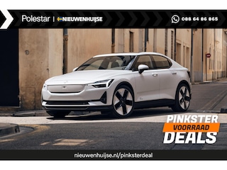 Polestar 2 Long Range Single Motor 82 kWh | Pilot pack | Adaptive cruise control | 360 camera | Pixel LED koplampen | Onderhoudscontract 3 jaar / 50.000km | Stoelverwarming |