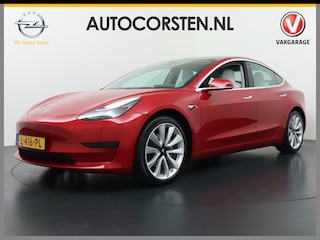 Tesla Model 3 RWD+ 60kWh 325PK **LFP ACCU** Ivoor Interieur 19"Lmv FSD-3 Comp. AutoPilot Leder PanoDak Adaptive-Cruise Lmv Camera's Elektr.-Stuur+Stoelen+Spiegels+Geheugen+Easy-Entry+Verwarmde stoelen Park assistent PDC WIFI Lane-Assist Speed-Assist Navi LED Comfortstoelen ACC DAB Keyless en Voorverwarmen interieur via App One-Pedal-Drive In zeer nette staat! Origineel Nederlandse auto tot 11kw laden thuis! Garantie Accu tot 30-6-2029 max 160.000km