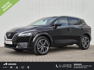 Nissan Qashqai 1.3 MHEV Xtronic Tekna Plus Automaat / Cold pack / HUD / Trekgewicht 1800 kg / Panoramadak / Stuur- en stoelverwarming / Elektrische achterklep / Rondomzicht camera / Adaptief cruise control /